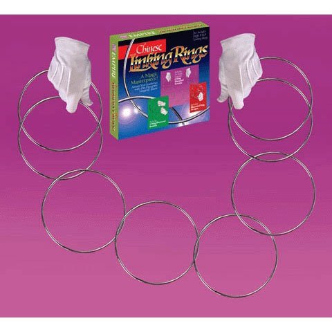 Anneaux Chinois chromés (8 de 20 cm) - Tour de ...