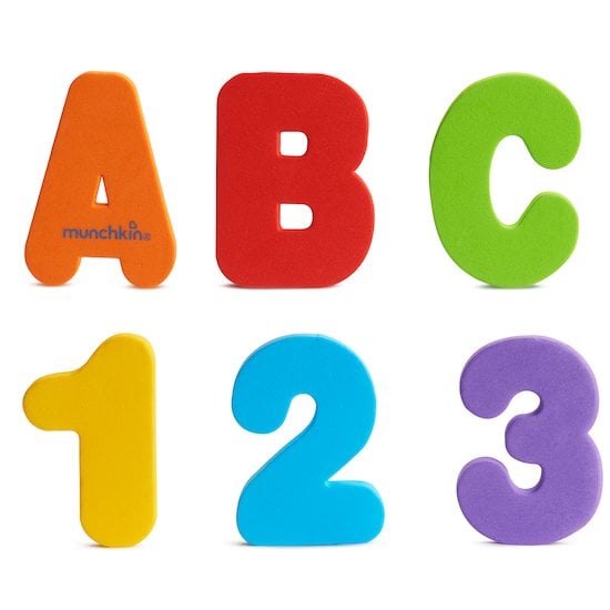 Lettres et chiffres pour le bain de Munchkin 01066303 Lettres et chiffres pour le bain de Munchkin 01066303