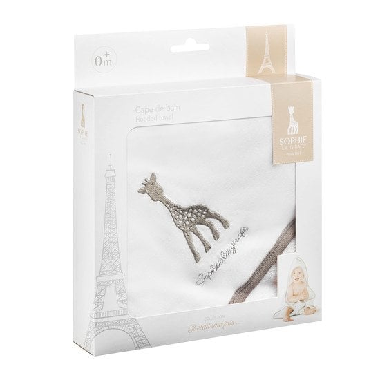  Boîte coffret cadeau cape de bain Sophie la Girafe Blanc  de Sophie La Girafe® code EAN 01080656 
