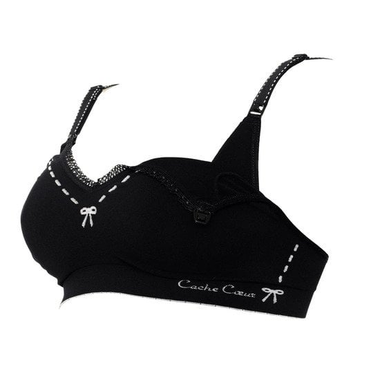  Brassière de grossesse et d'allaitement Illusion Noir S de Cache Coeur code EAN 01100025 