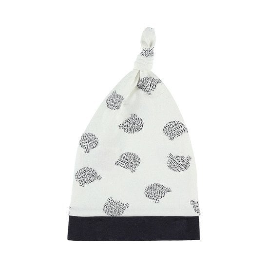  Bonnet Jersey collection Cocon Garçon Hiver Blanc imprimés Nouky T1 de Noukies code EAN 01104196 