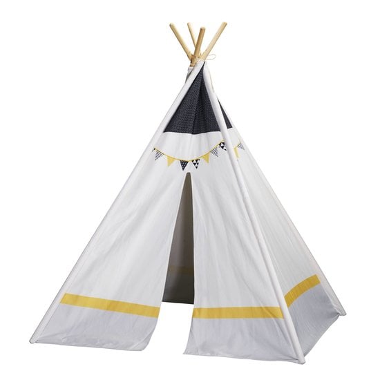  Babyfan tipi Blanc/Gris  de Sauthon Baby's Sweet Home code EAN 01108765 