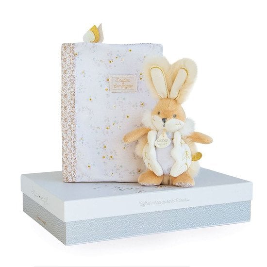  Lapin de sucre carnet de santé + doudou  Blanc  de Doudou et Compagnie code EAN 01121352 
