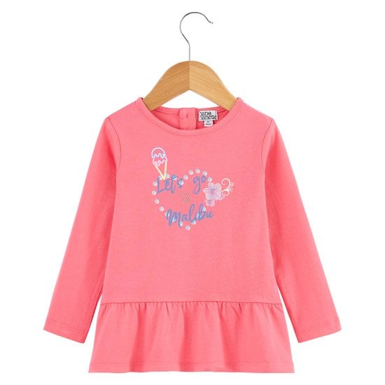  T-shirt Malibu Beach Rose Cyclamen 6 mois de Nano & nanette code EAN 01124104 