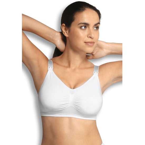  Soutien-gorge d'allaitement rembourré sans coutures Blanc  de Carriwell code EAN 01125248 