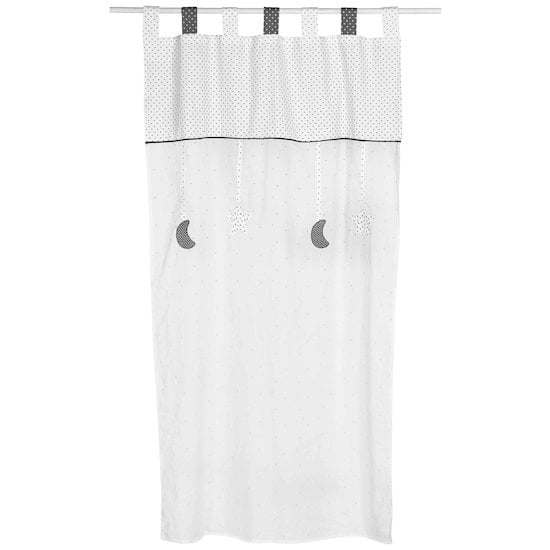  Chao Chao Rideau 105 x 180 cm Blanc  de Sauthon Baby's Sweet Home code EAN 01125812 