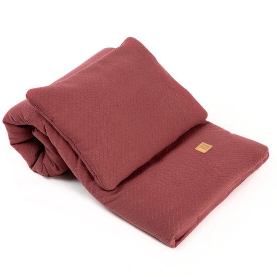  Parure de lit couette + oreiller pure Bordeau  de Vox code EAN 01129011 