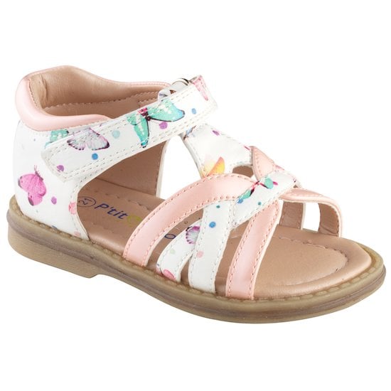  Sandales papillons Blanc 24 de P'tit Bisou premiers pas code EAN 01131637 