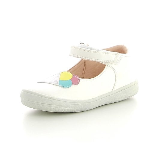  Ballerines crème glacée Blanches  de P'tit Bisou premiers pas code EAN 01131640 