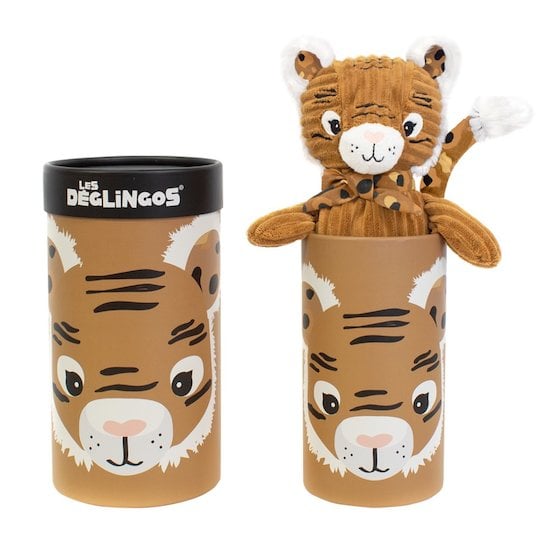  Speculos le tigre Peluche Grand Simply Marron  de Les Déglingos code EAN 01135078 