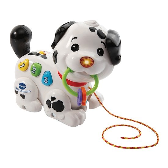  Chien interactif à tirer 1, 2, 3 p'tit dalmatien Blanc  de Vtech code EAN 01136085 