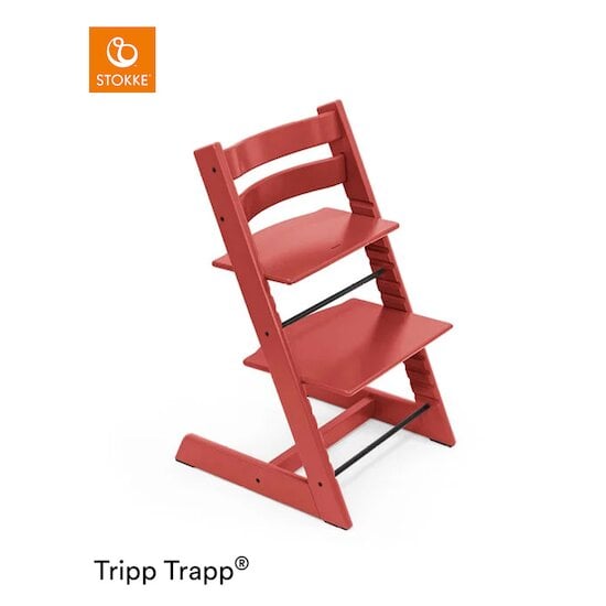  Chaise haute Tripp Trapp® Rouge chaud  de Stokke® code EAN 01137375 