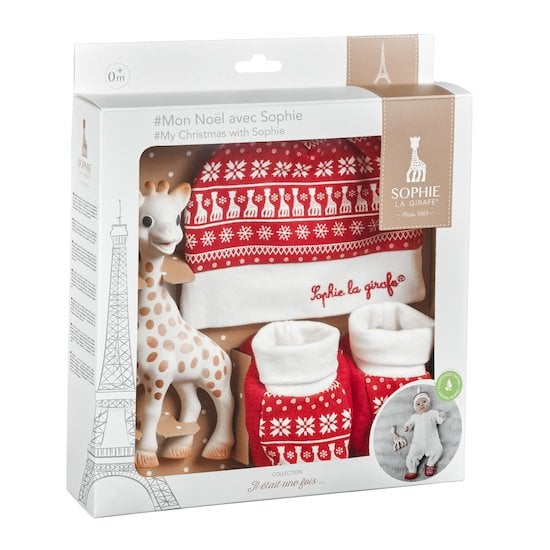  Coffret mon Noël avec Sophie Rouge  de Sophie La Girafe® code EAN 01140006 