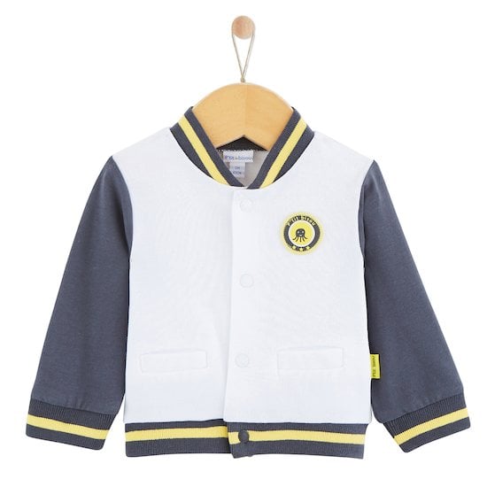  Veste Trop Chou Blanc/gris  de P'tit bisou code EAN 01140418 