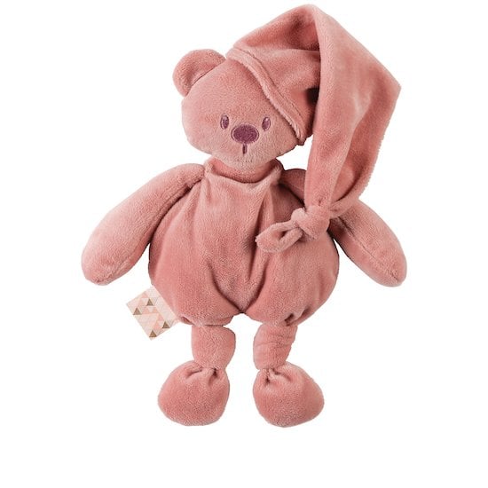  Lapidou peluche ours vieux rose  de Nattou code EAN 01144789 