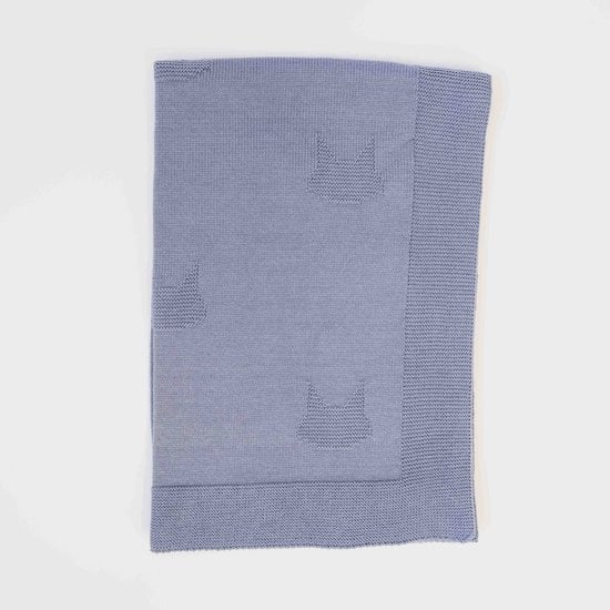  Couverture Petits Chats Bleu Orage  de La Manufacture de Layette code EAN 01147830 
