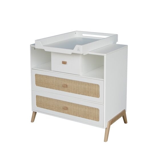  Marelia commode 3 tiroirs Neige  de Théo code EAN 01148508 