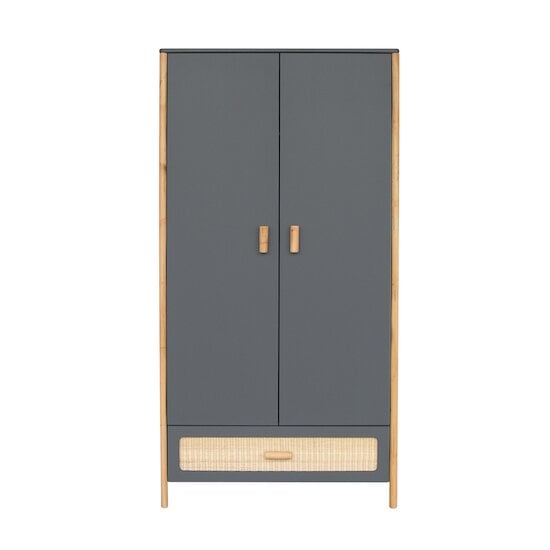  Océania armoire 2 portes tressage rotin Silex  de Théo code EAN 01148529 