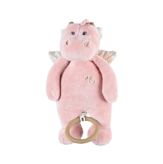  Lina & Joy Peluche Mini-musicale Veloudoux  Rose  de Noukies code EAN 01154200 