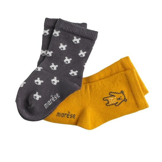  Safran & Cie Lot 2 Paires de chaussettes Ours 15/16 de Marèse code EAN 01154515 