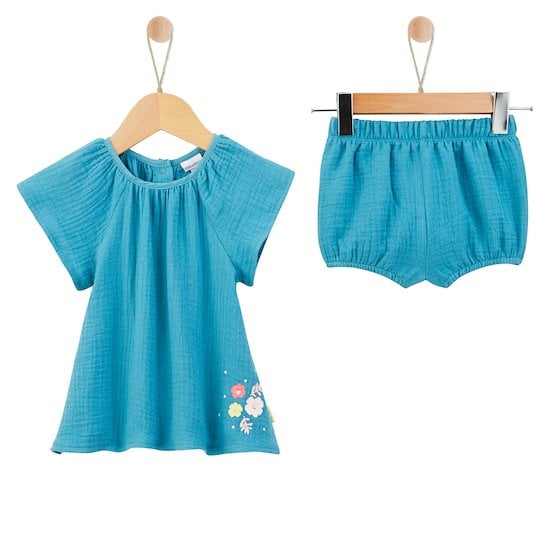  Tunique + Short Jardin Extraordinaire Vert  de P'tit bisou code EAN 01154989 