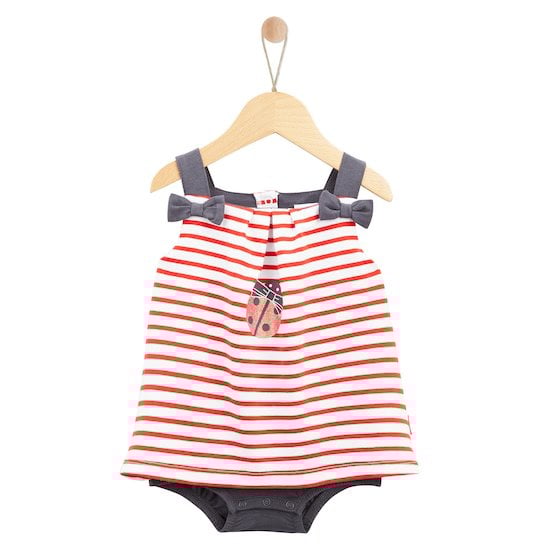  Panda & Coccinelle Combicourte rayée Poppy 1 mois de P'tit bisou code EAN 01155195 