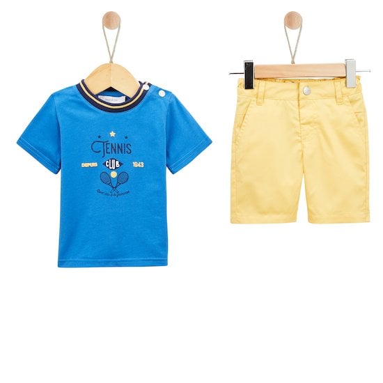  Bleu Tennis Ensemble Tee-shirt + Short Bleu  de Marèse code EAN 01155485 
