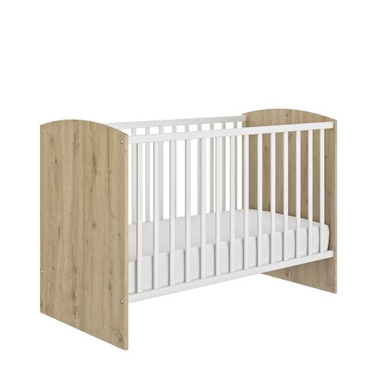  Lit bébé Arthur Blanc/Chêne  de Galipette code EAN 01155900 