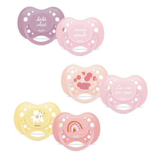  Lot de 2 sucettes Anatomiques Aléatoire 18 mois + de Dodie code EAN 01156413 