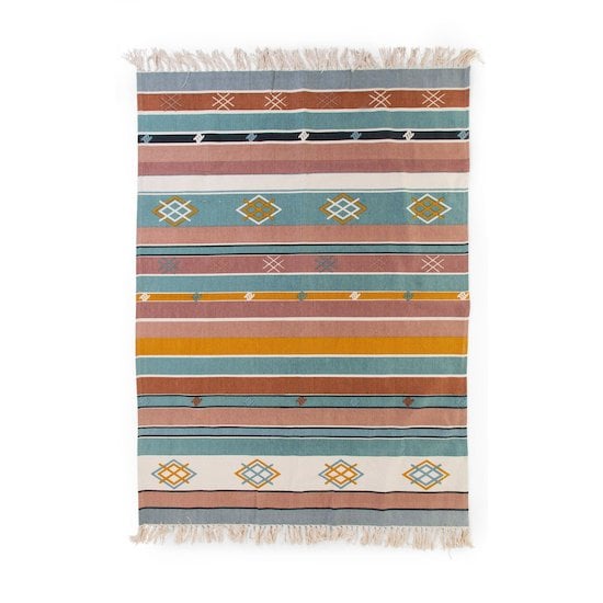 Tapis à franges Géométrique  de Childhome 01157279 