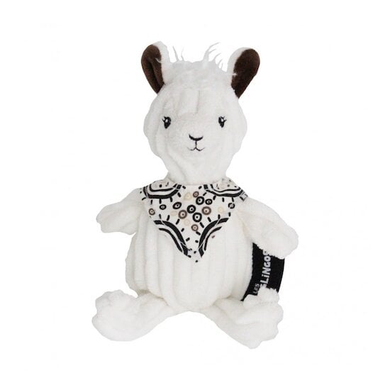  Peluche en boîte Petit Simply Muchachos le lama Blanc  de Les Déglingos code EAN 01158086 