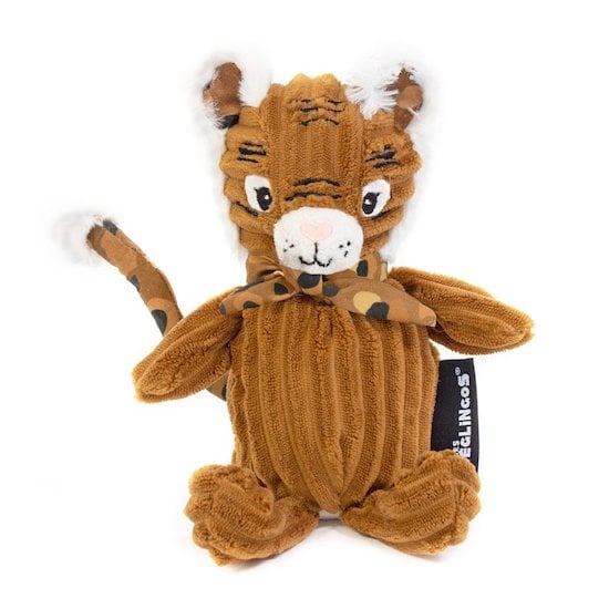  Peluche en boîte Petit Simply Spéculos le tigre Marron  de Les Déglingos code EAN 01158089 