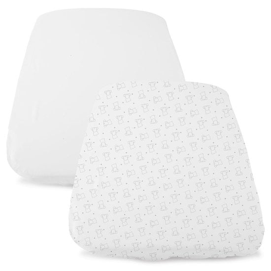  Lot de 2 draps housse Baby Hug  Bear 0-6 mois de Chicco code EAN 01158228 