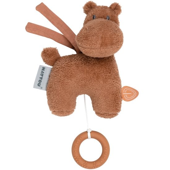  Susie & Bonnie Mini Peluche Musicale Susie l'Hippo  de Nattou code EAN 01159030 