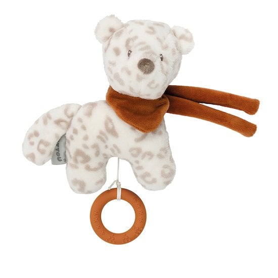  Peluche Musicale Boris et Jungo Jungo le Léopard des Neiges  de Nattou code EAN 01159077 