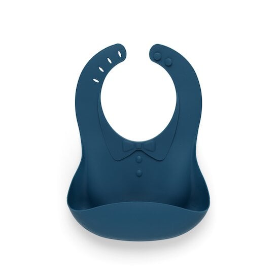  Bavoir silicone Bleu  de Maïka code EAN 01159117 