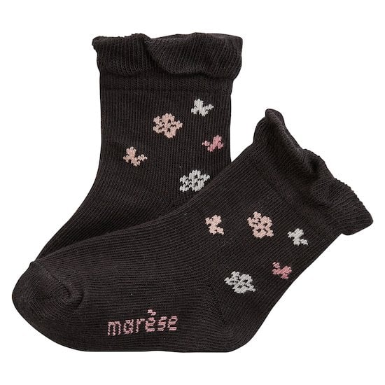  Chaussettes Petite Fleurette Gris  de Marèse code EAN 01159434 