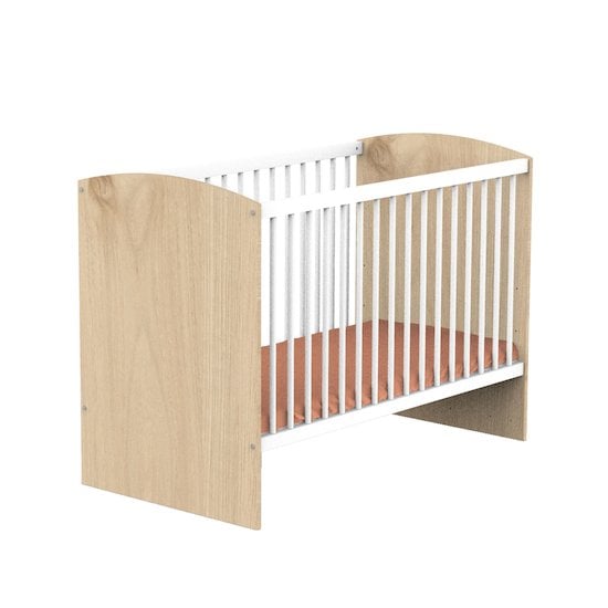  Alice Lit bébé Blanc et bois 60 x 120 cm de Sauthon Baby's Sweet Home code EAN 01159565 