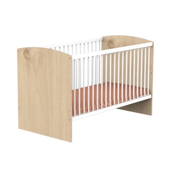  Alice Lit bébé évolutif Blanc et bois 70 x 140 cm de Sauthon Baby's Sweet Home code EAN 01159568 