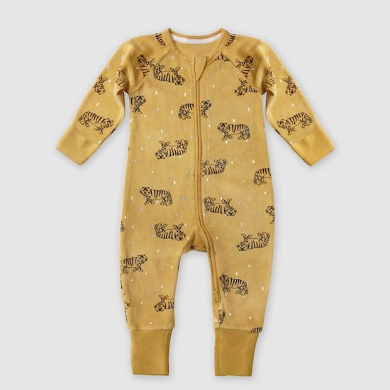  Pyjama Zippé Velours Tigre 3 mois de DIM Baby code EAN 01159815 