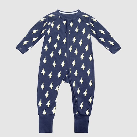  Pyjama Zippé Coton stretch Eclair  de DIM Baby code EAN 01159844 