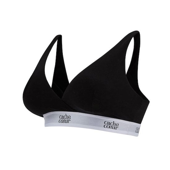  Brassière de maternité et d'allaitement Life Noir S de Cache Coeur code EAN 01160199 