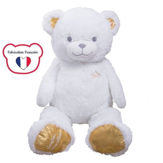  Peluche Géante Gaston l'Ourson Doré 100 cm de Piou Piou et Merveilles code EAN 01160564 