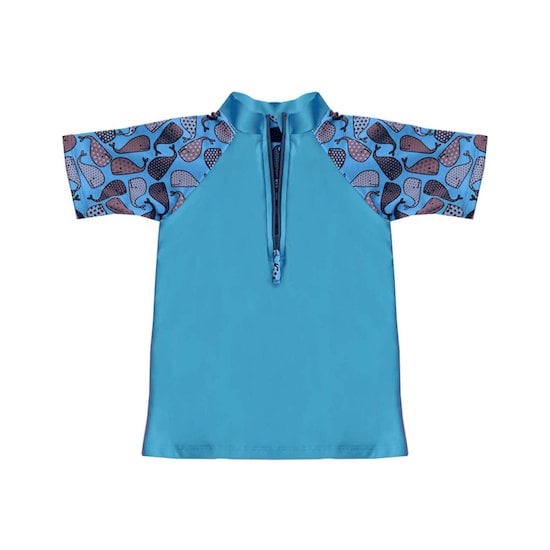  T-shirt anti UV Balinou manches courtes Bleu  de Les Petits Protégés code EAN 01160728 