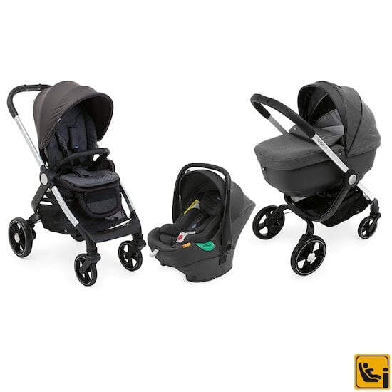  Poussette Trio Alysia i-Size Anthracite  de Chicco code EAN 01161506 