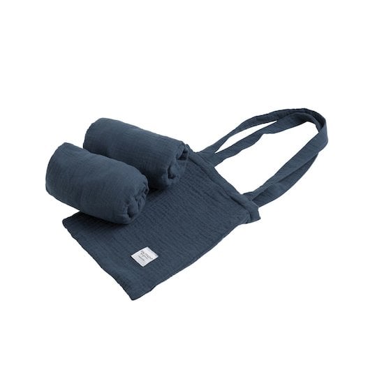  2 draps housses rectangulaires pour berceau Saphir 50 x 90 cm de Sauthon Original code EAN 01161790 