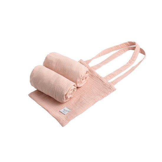  2 draps housses ovales pour berceau Quartz 50 x 90 cm de Sauthon Original code EAN 01161804 