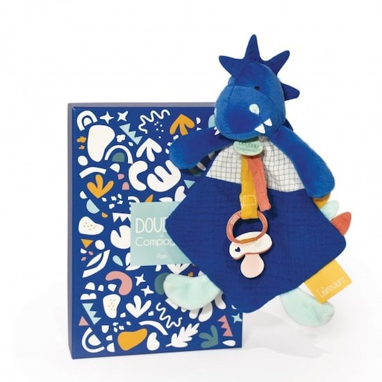  Les Calinosaures Doudou attache-sucette Sachou  de Doudou et Compagnie code EAN 01162935 