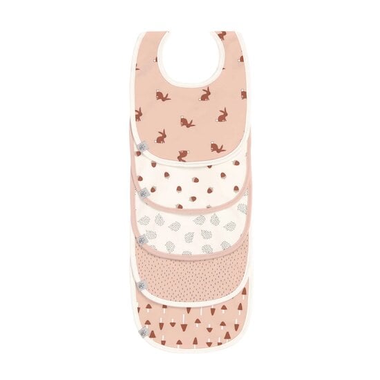  Lot de 5 Bavoirs éponge Little Forest Lapin  de Lässig code EAN 01163053 