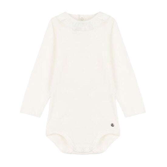  Body collerette en coton Marshmallow  de Petit Bateau code EAN 01163656 